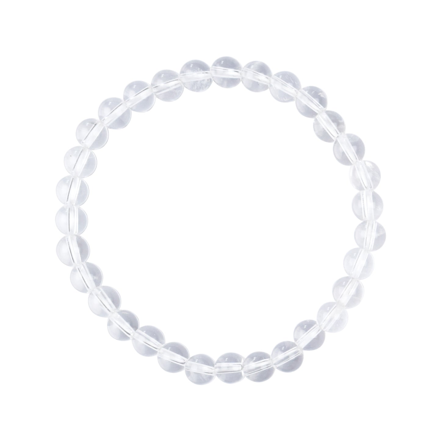 Terra Gem™ Bergkristall Armband – 6 mm