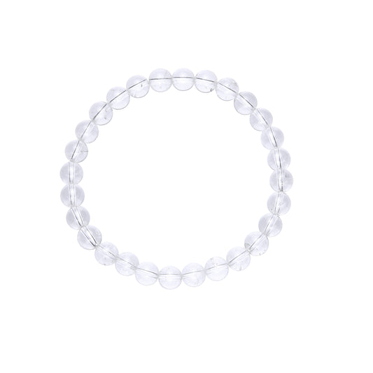 Terra Gem™ Bergkristall Armband für Kinder – 6 mm