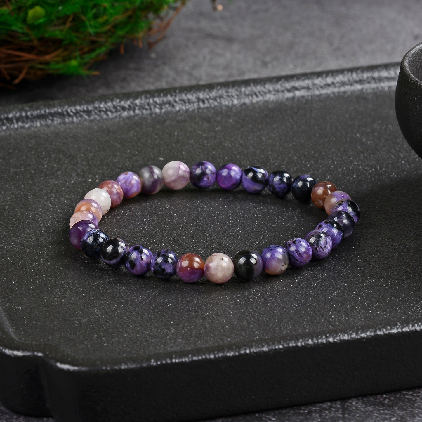 Terra Gem™ Charoit Armband – 6–7 mm