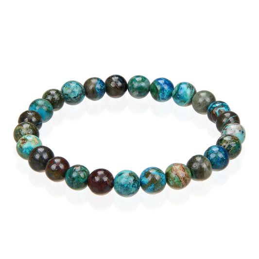 Terra Gem™ Chrysokoll Armband – 8 mm