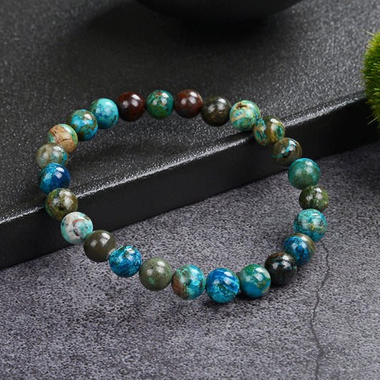 Terra Gem™ Chrysokoll Armband – 8 mm