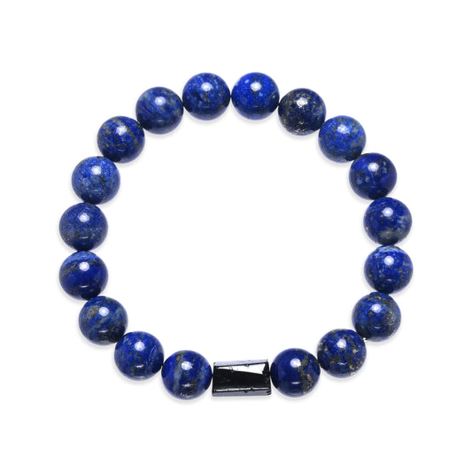 Terra Gem™ Lapis Lazuli & Schörl Armband – 10 mm