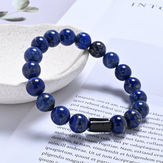 Terra Gem™ Lapis Lazuli & Schörl Armband – 10 mm