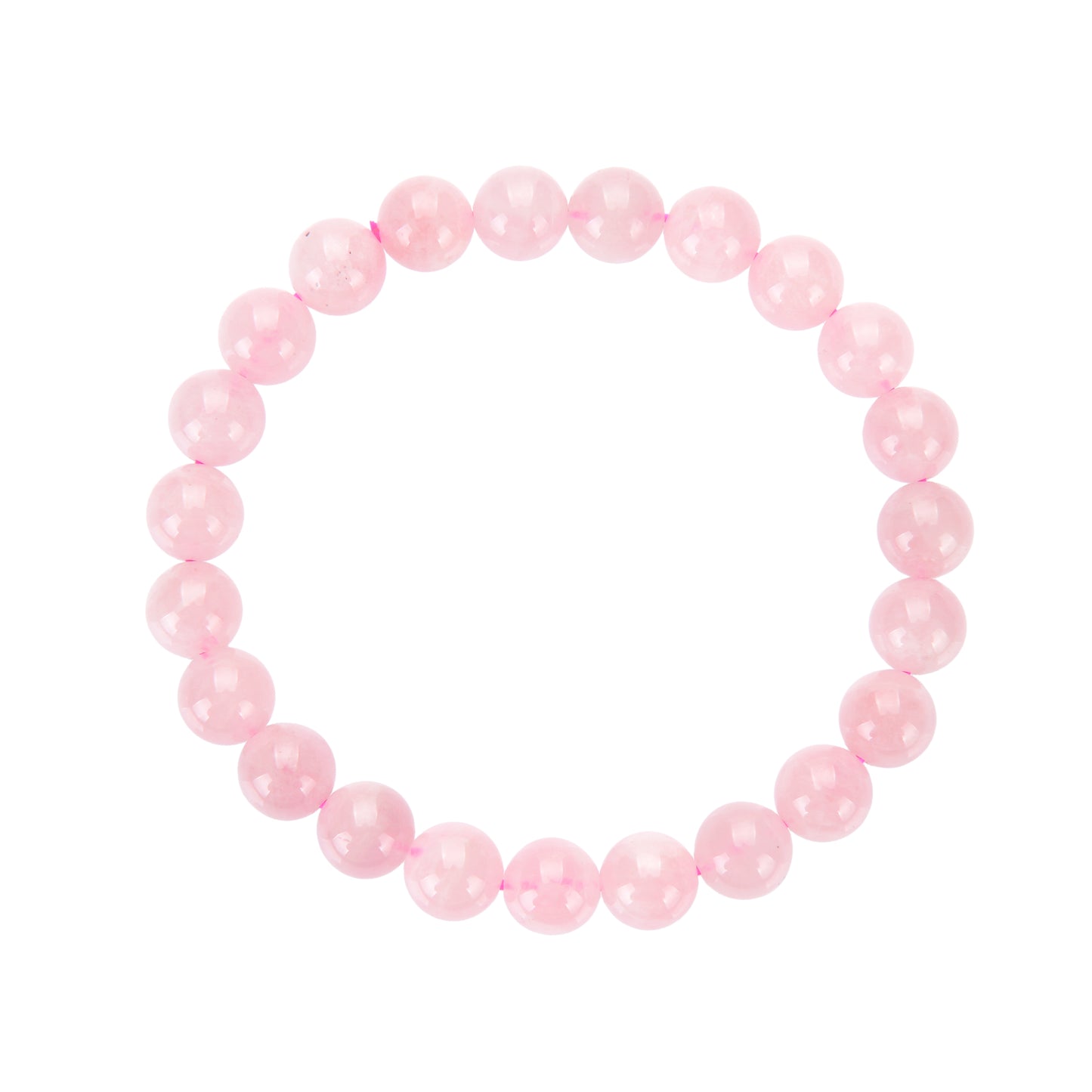 Terra Gem™ Rosenquarz Armband – Extra Qualität, 8 mm