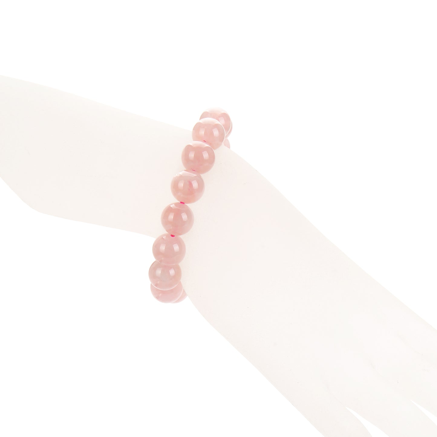 Terra Gem™ Rosenquarz Armband – Extra Qualität, 11–12 mm