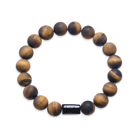Terra Gem™ Tigerauge & Schörl Armband – 10 mm