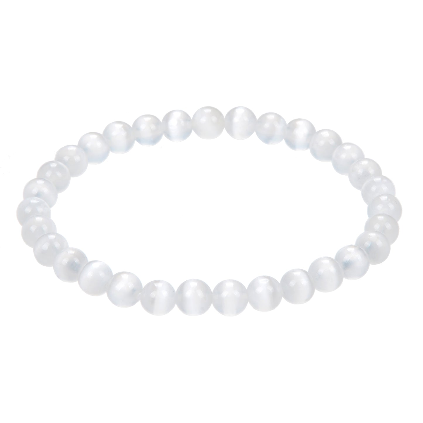 Terra Gem™ Selenit Armband – 6 mm