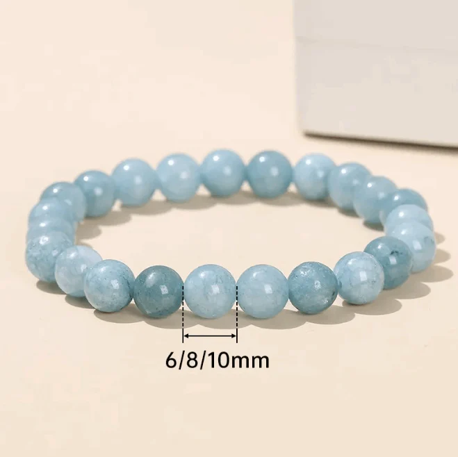 Terra Gem™ Aquamarin Armband – 8 mm