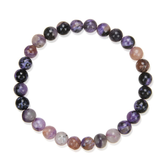 Terra Gem™ Charoit Armband – 6–7 mm