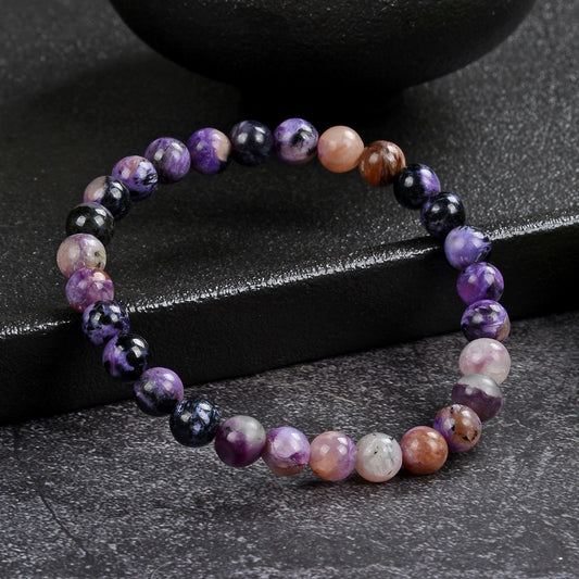 Terra Gem™ Charoit Armband – 6–7 mm