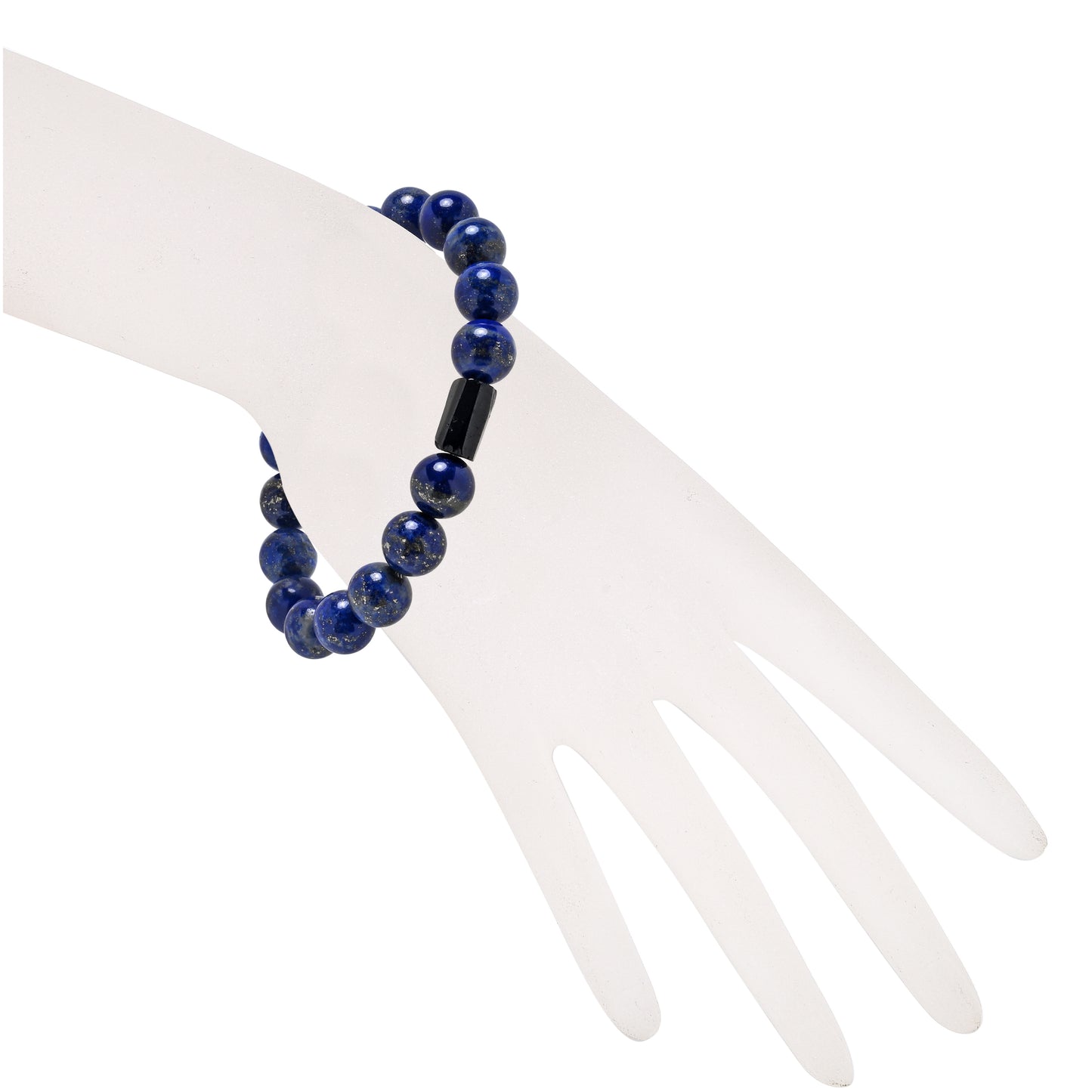 Terra Gem™ Lapis Lazuli & Schörl Armband – 10 mm
