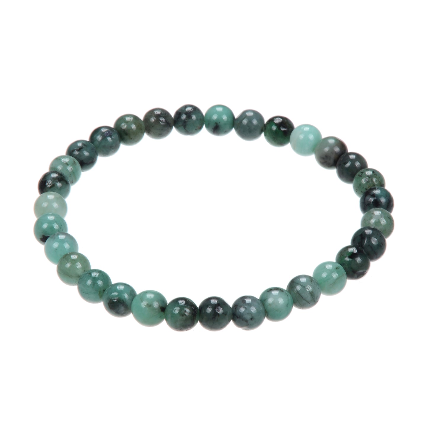 Terra Gem™ Smaragd Armband – 6 mm