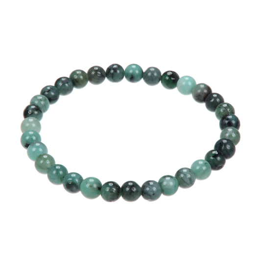 Terra Gem™ Smaragd Armband – 6 mm