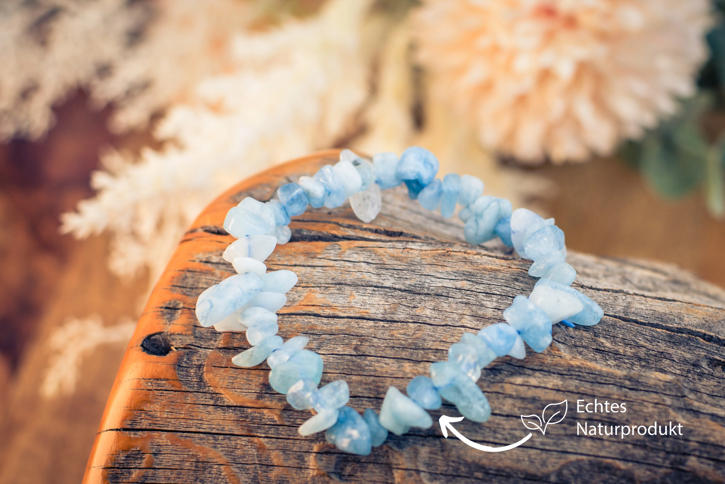 Terra Gem™ Aquamarin Armband – Splitter 5–8 mm